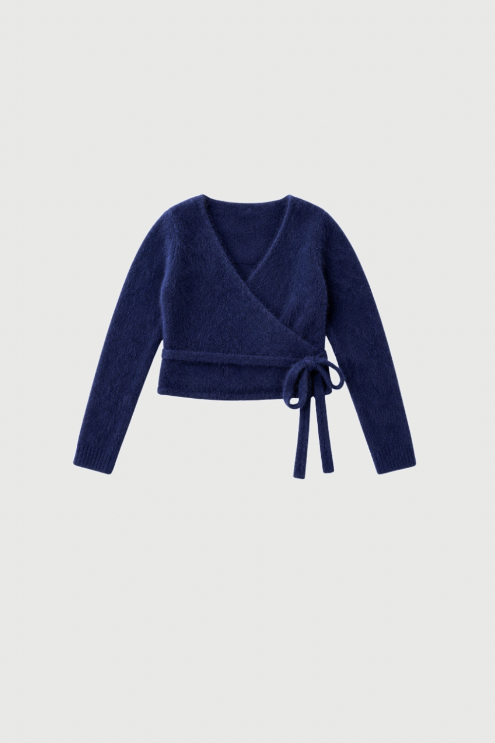 Mohair Wrap Cardigan - Dark Navy
