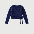 Mohair Wrap Cardigan - Dark Navy