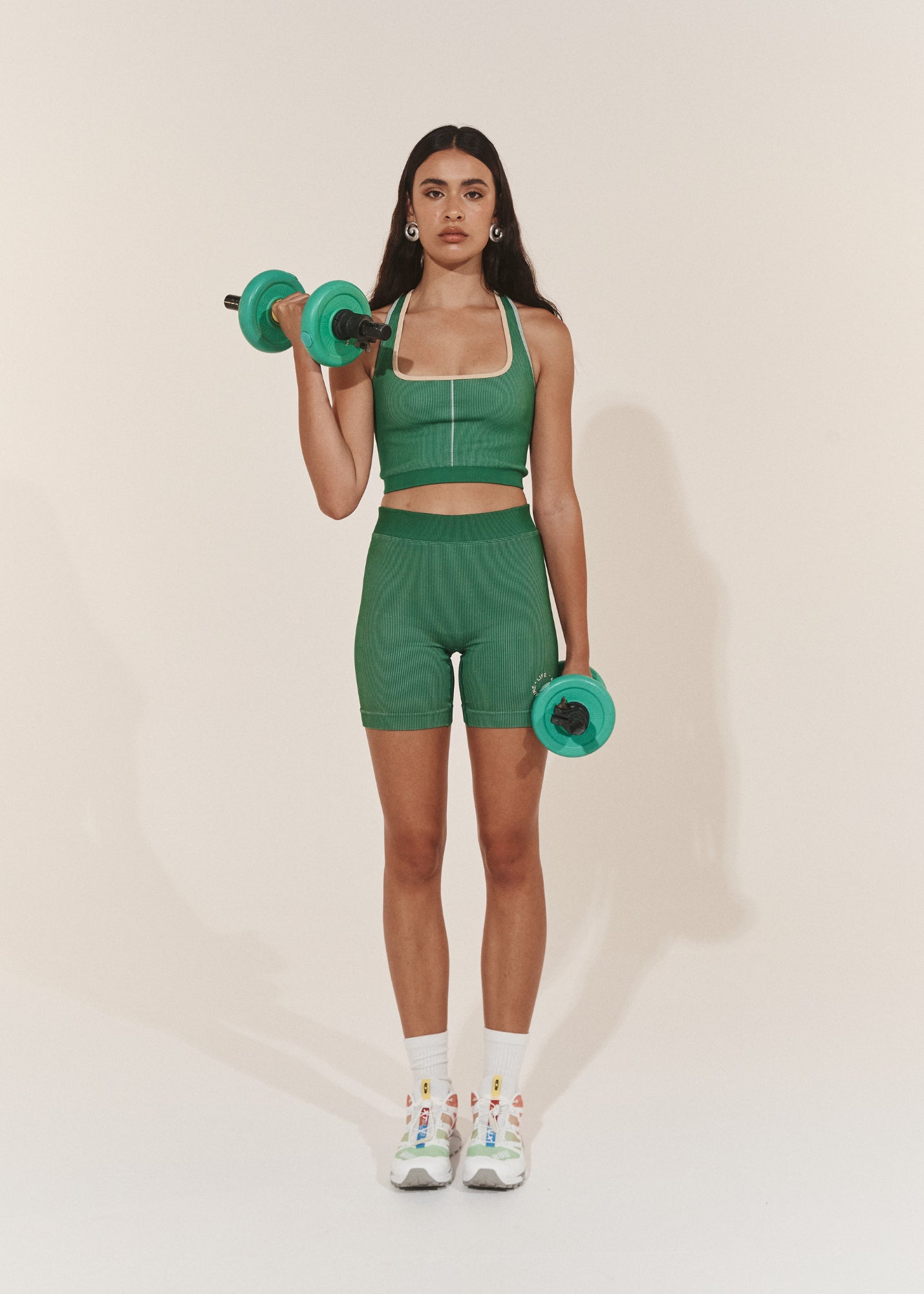 Move Criss Cross Crop - Sea Green