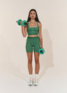 Move Criss Cross Crop - Sea Green