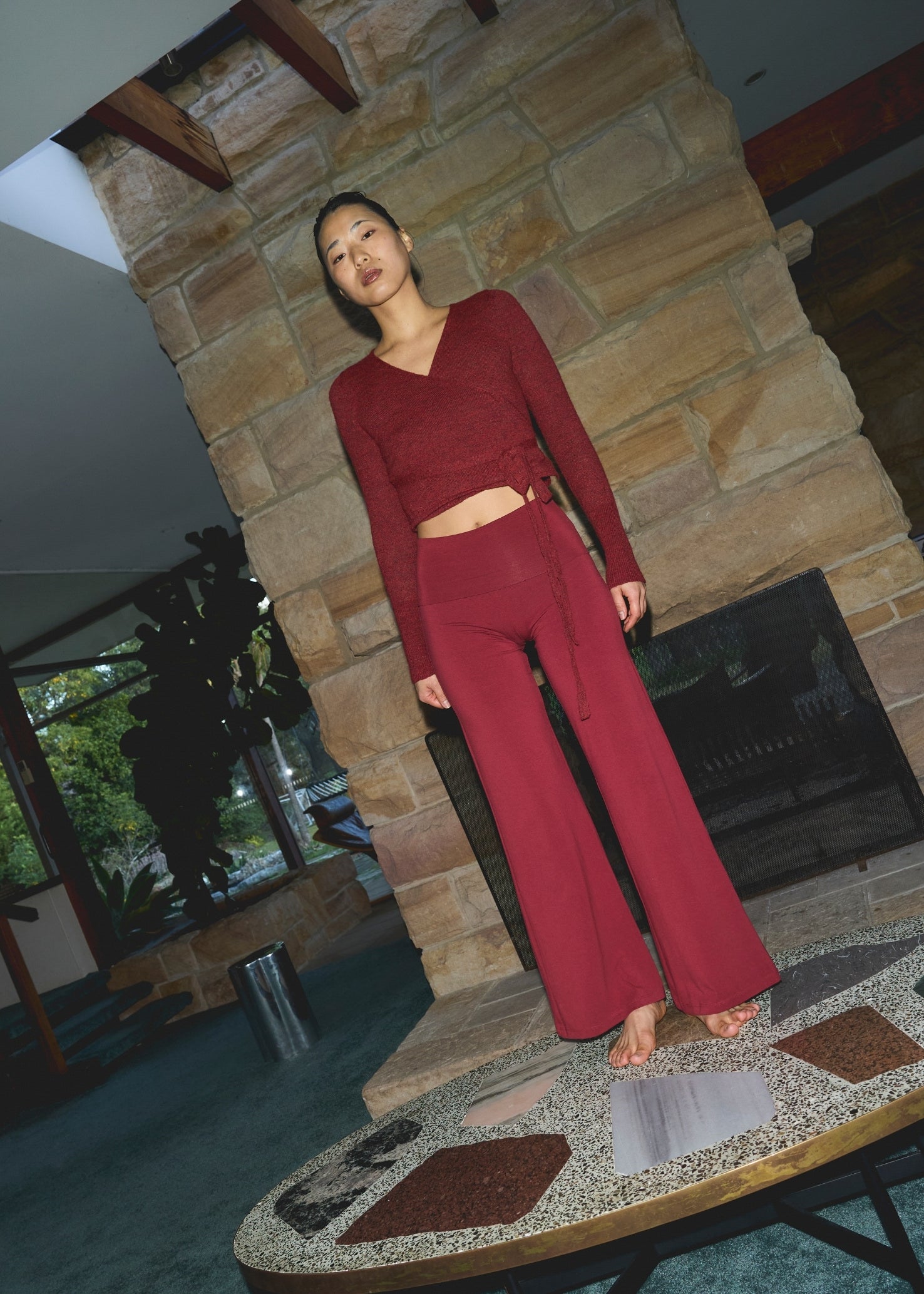 Full Length Yin Flare - Cherry