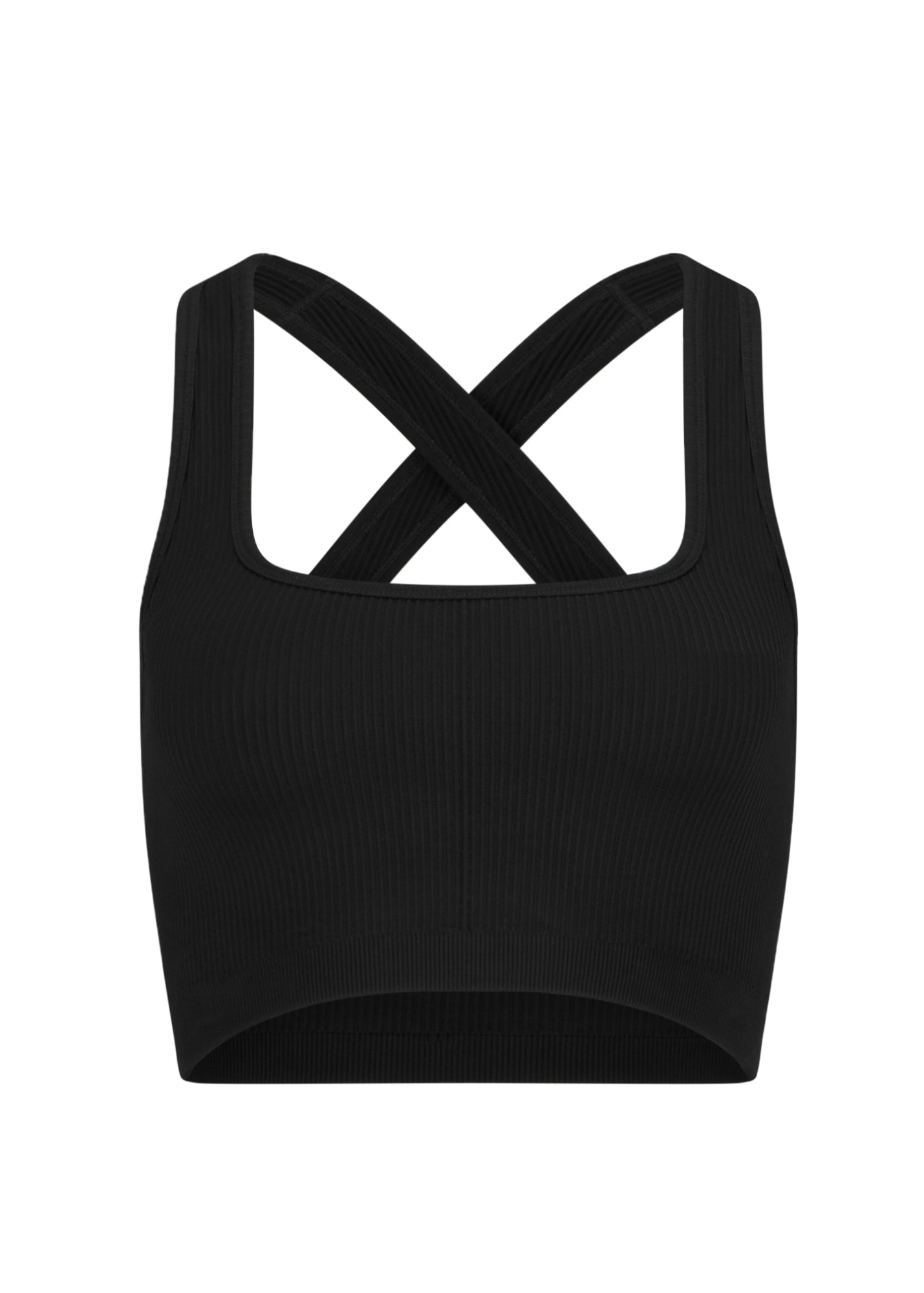 Move Criss Cross Crop - Black