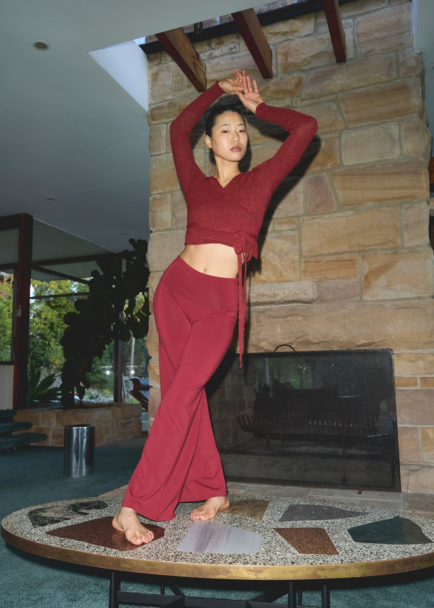 Full Length Yin Flare - Cherry