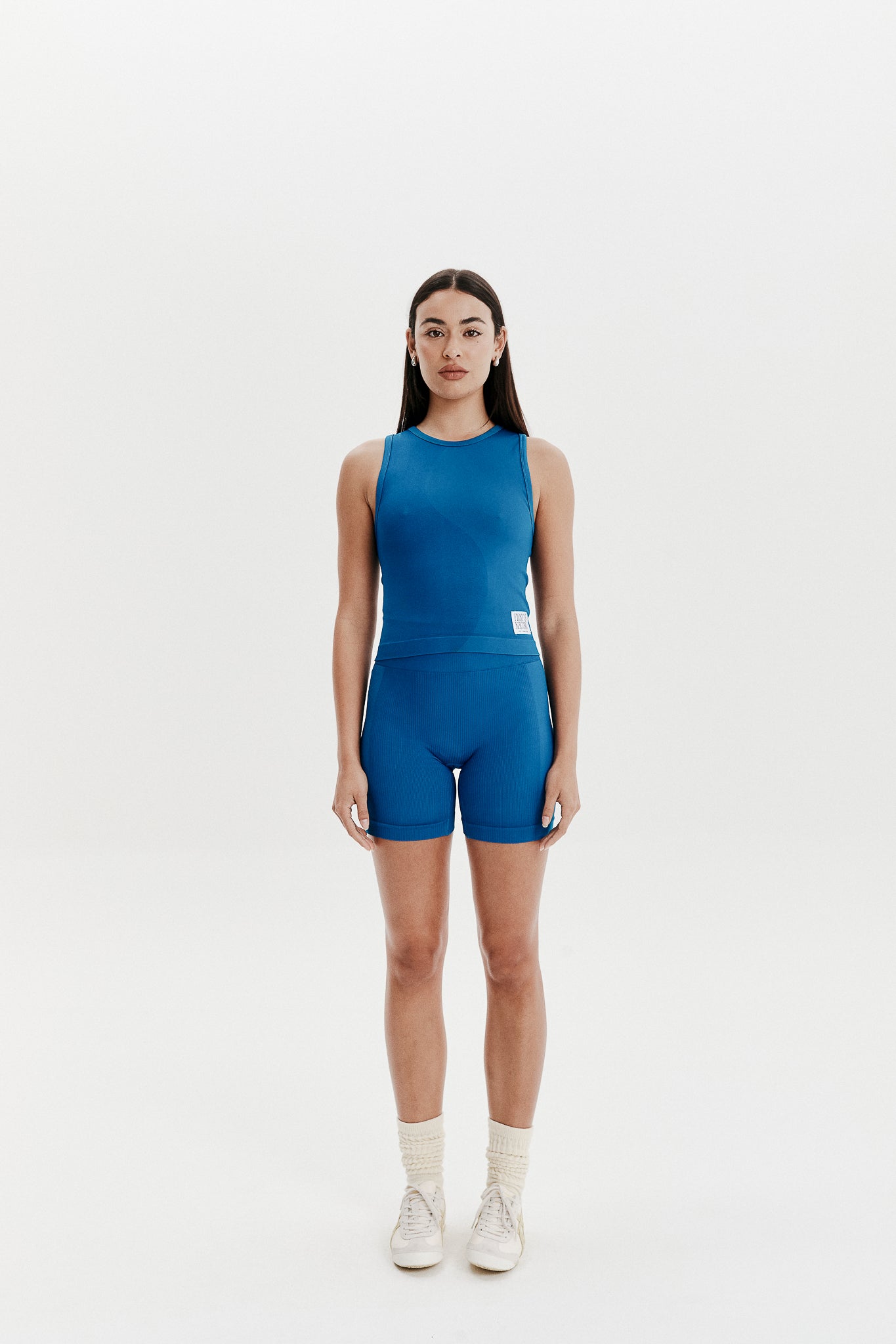 Seamless Tops - Mega Wave Tank - Sapphire