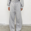 Barrel Fleece Trackpant - Grey Marle