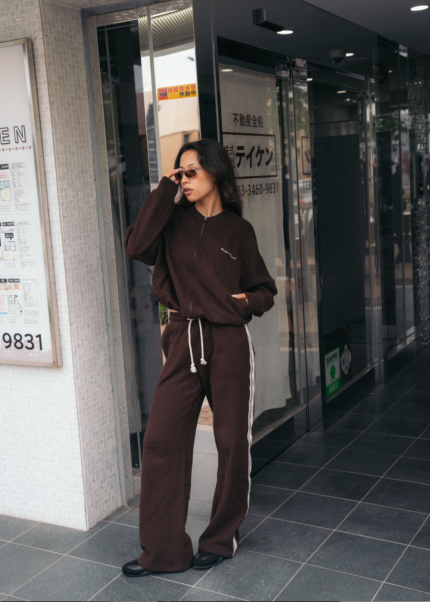 Bomber Jacket - Chocolate Brown
