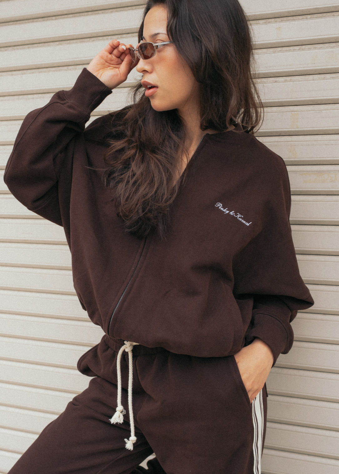 Bomber Jacket - Chocolate Brown