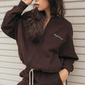 Bomber Jacket - Chocolate Brown