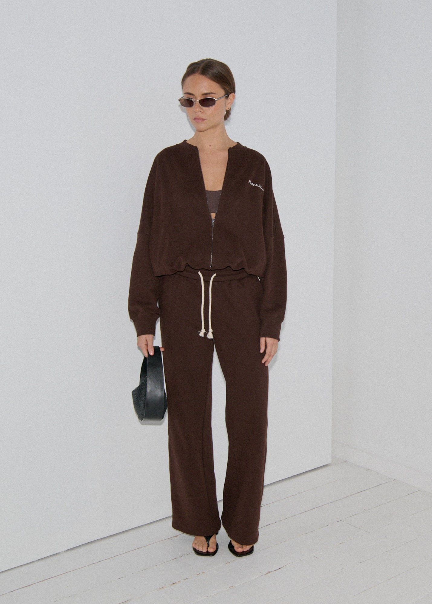 Bomber Jacket - Chocolate Brown