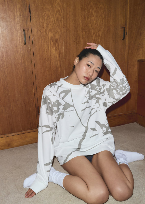 Banksia Long Sleeve Shirt - Off White/Grey