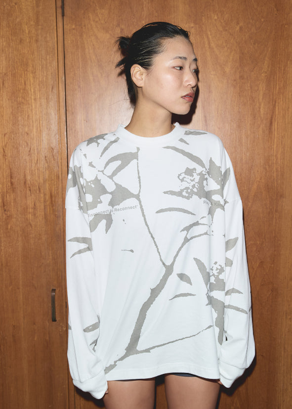 Banksia Long Sleeve Shirt - Off White/Grey