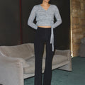 Bootleg Flare Pant - Black