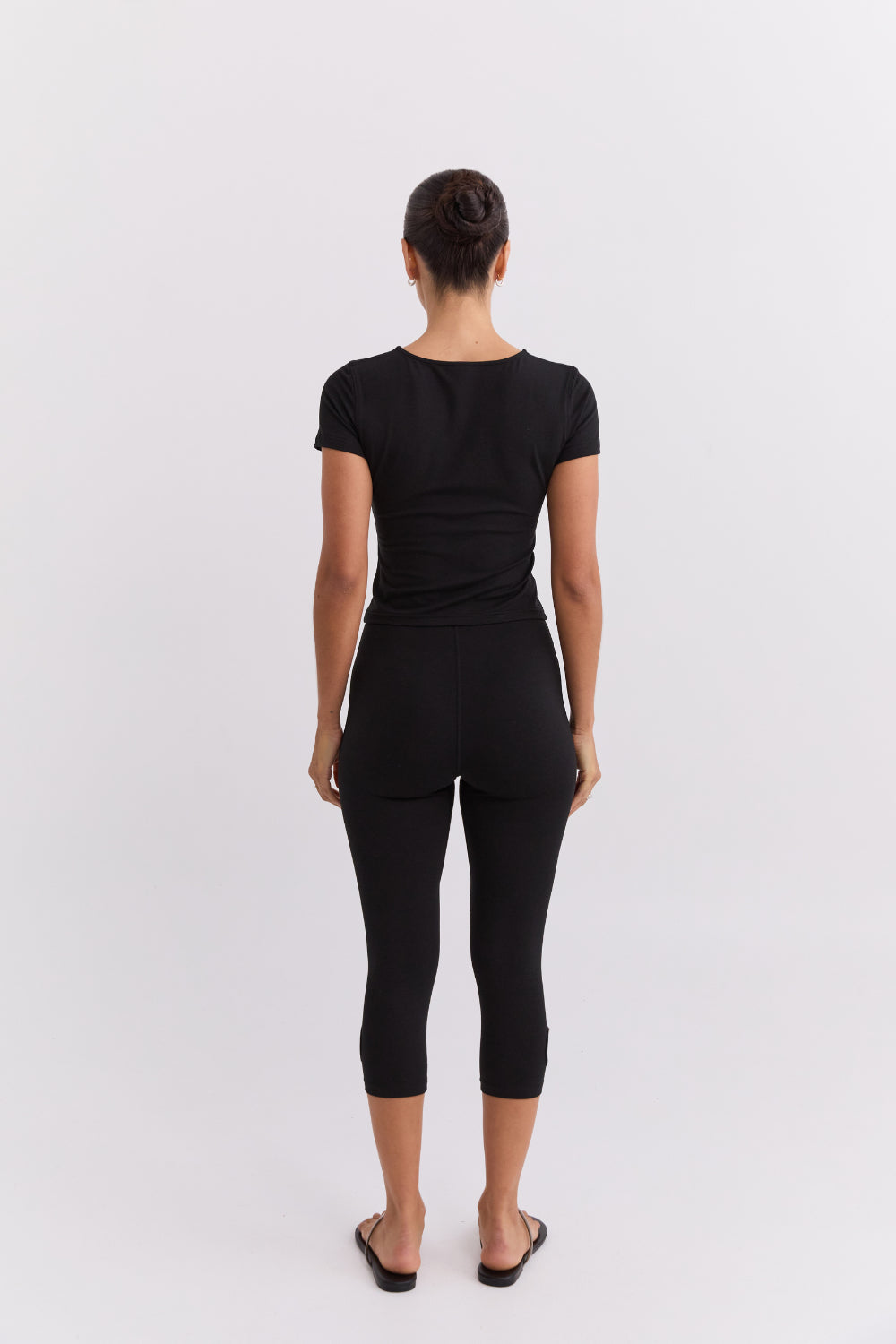 Beaded Capri - Black