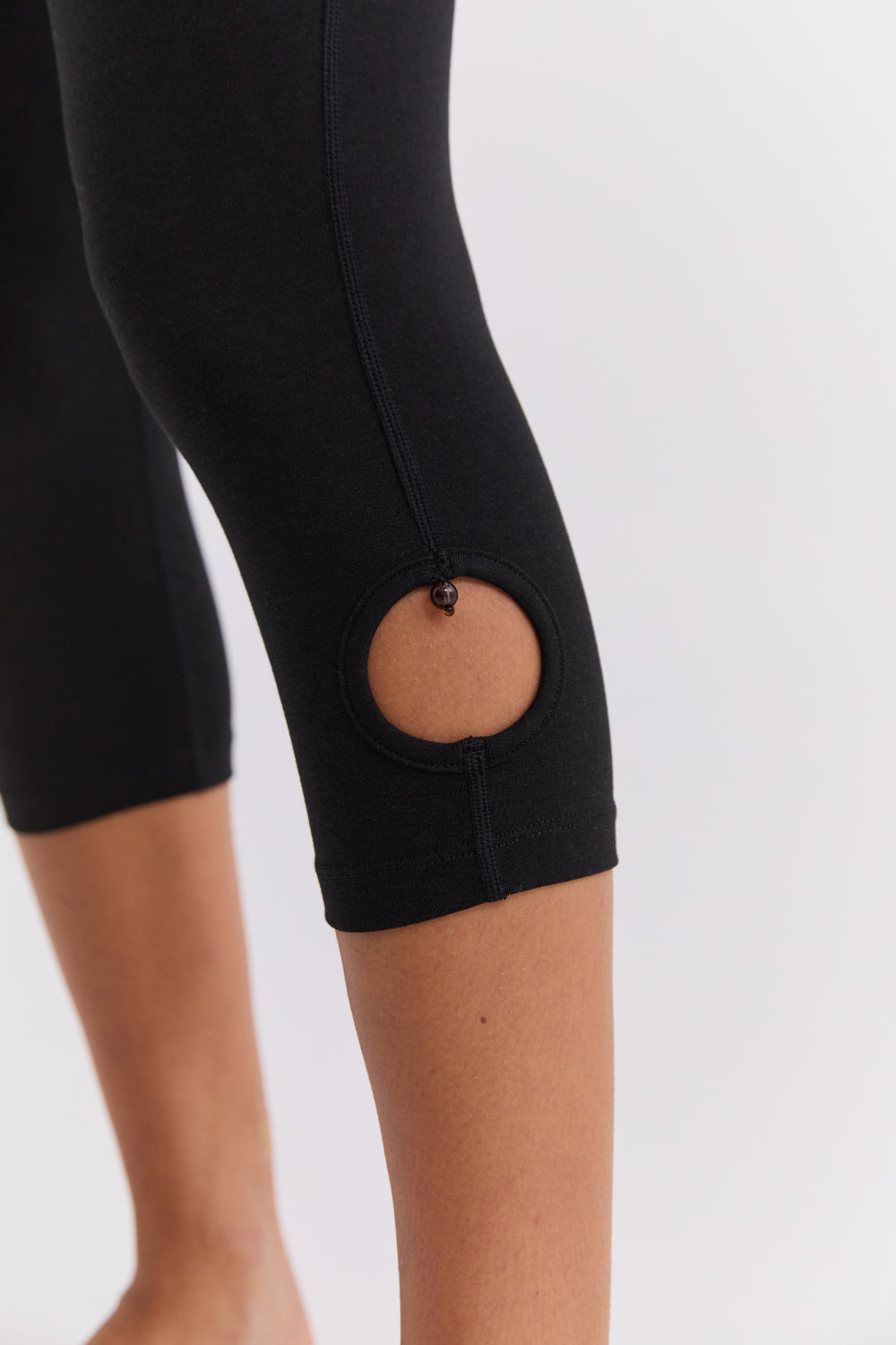 Beaded Capri - Black