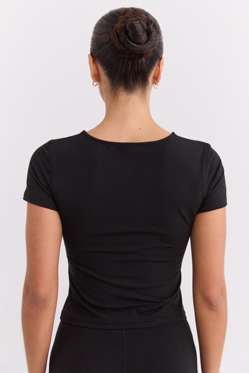 Beaded T-Shirt - Black