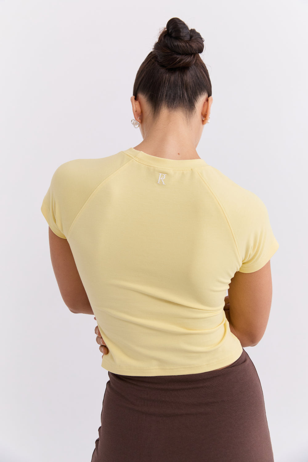 Cropped Baby T-shirt - Butter