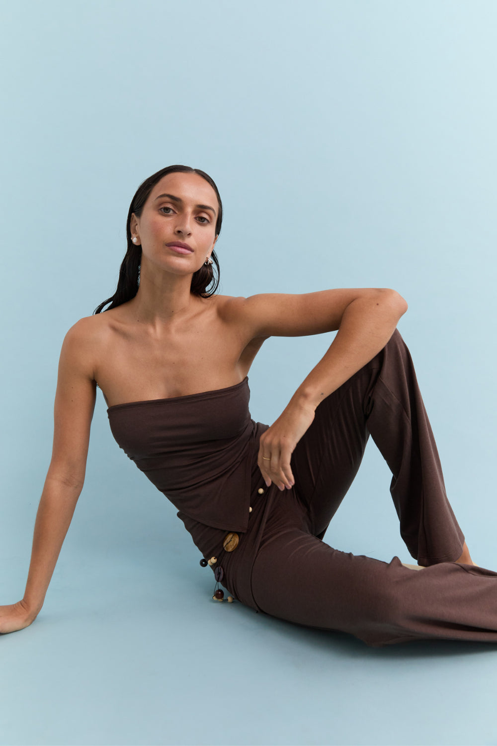 Bandana Top - Dark Brown