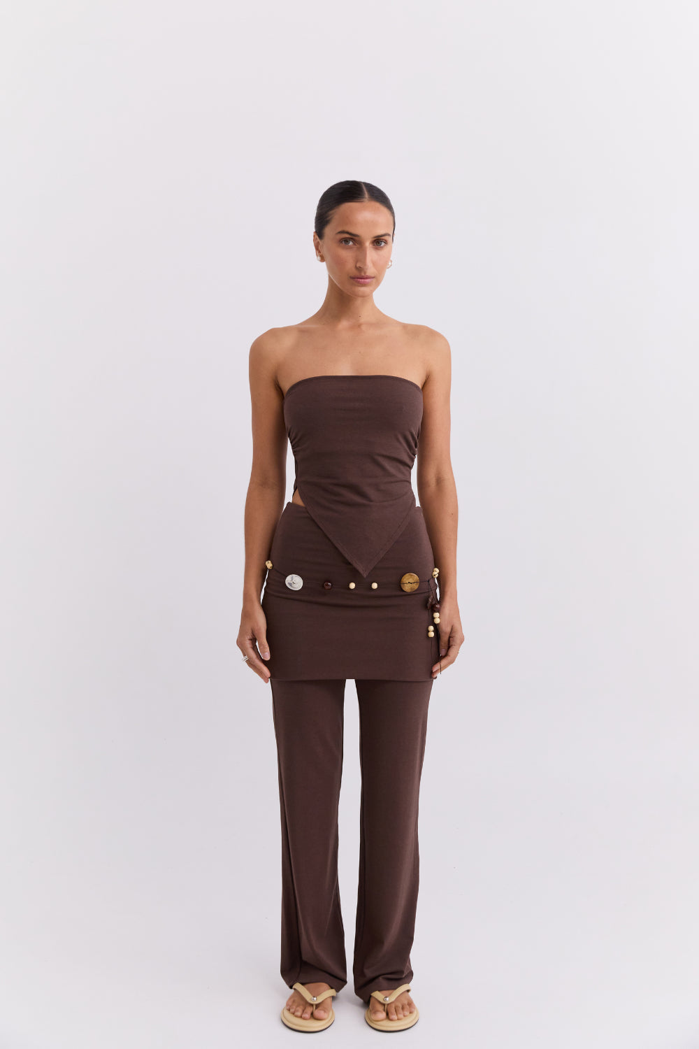 Bandana Top - Dark Brown