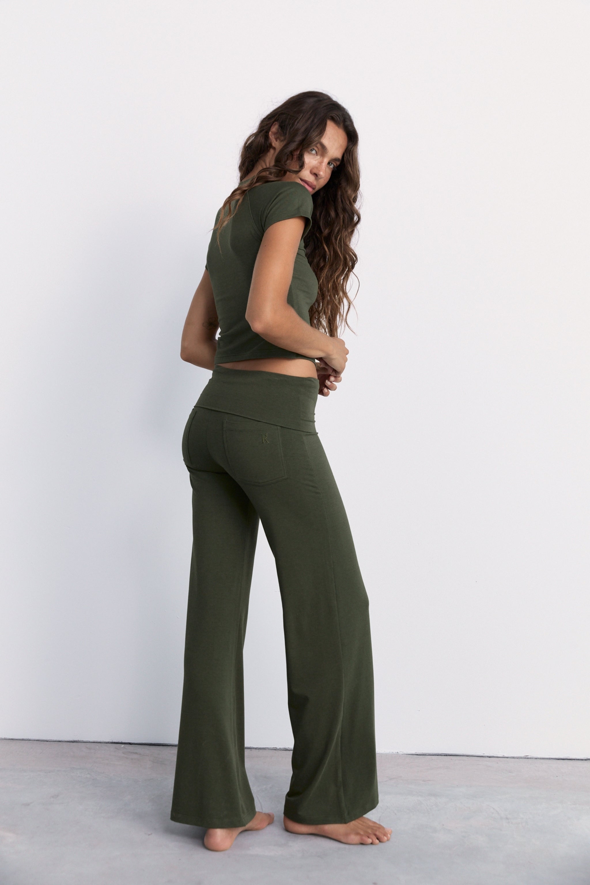 Full Length Yin Flare - Khaki