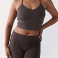 Flow Crop - Dark Brown