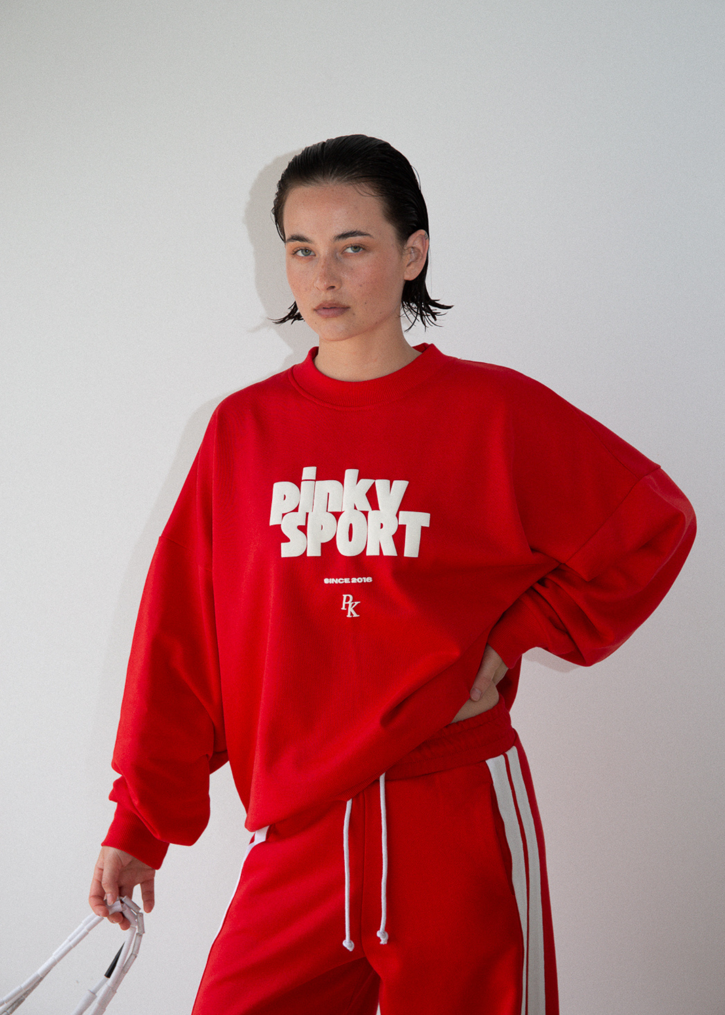 PK x ICONIC - Pinky SPORT Sweatshirt - Red