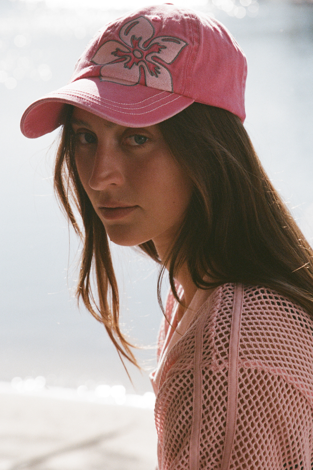 Hibiscus Cap	- Washed Pink