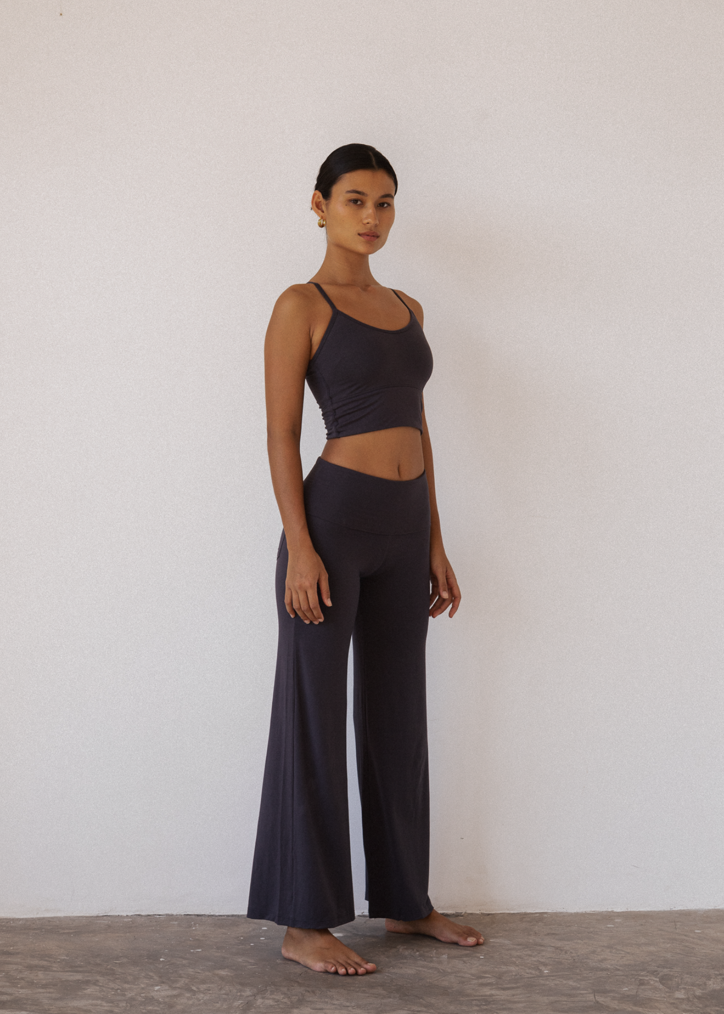 Full Length Yin Flare - Slate - Viscose/Spandex