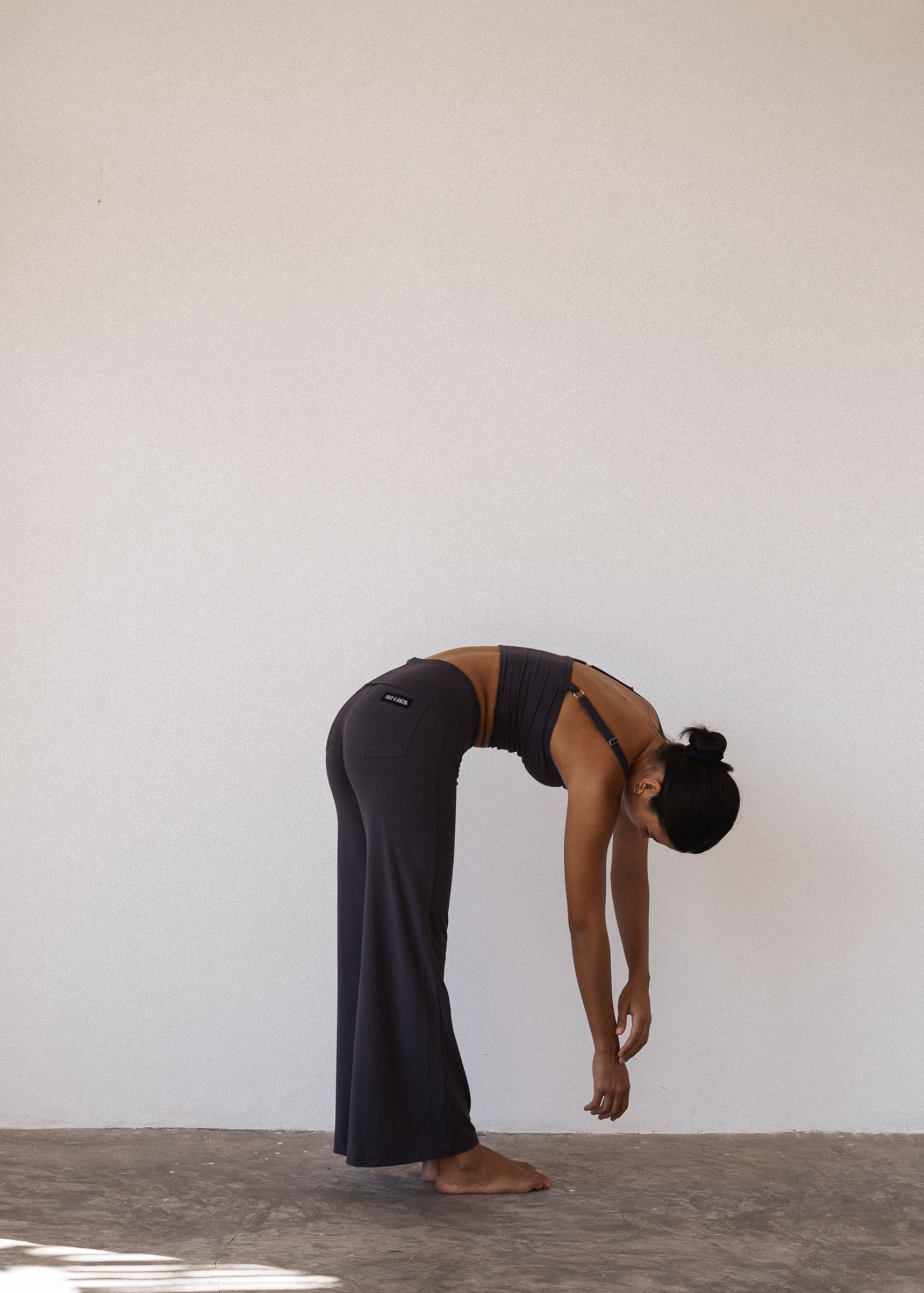 Full Length Yin Flare - Slate - Viscose/Spandex