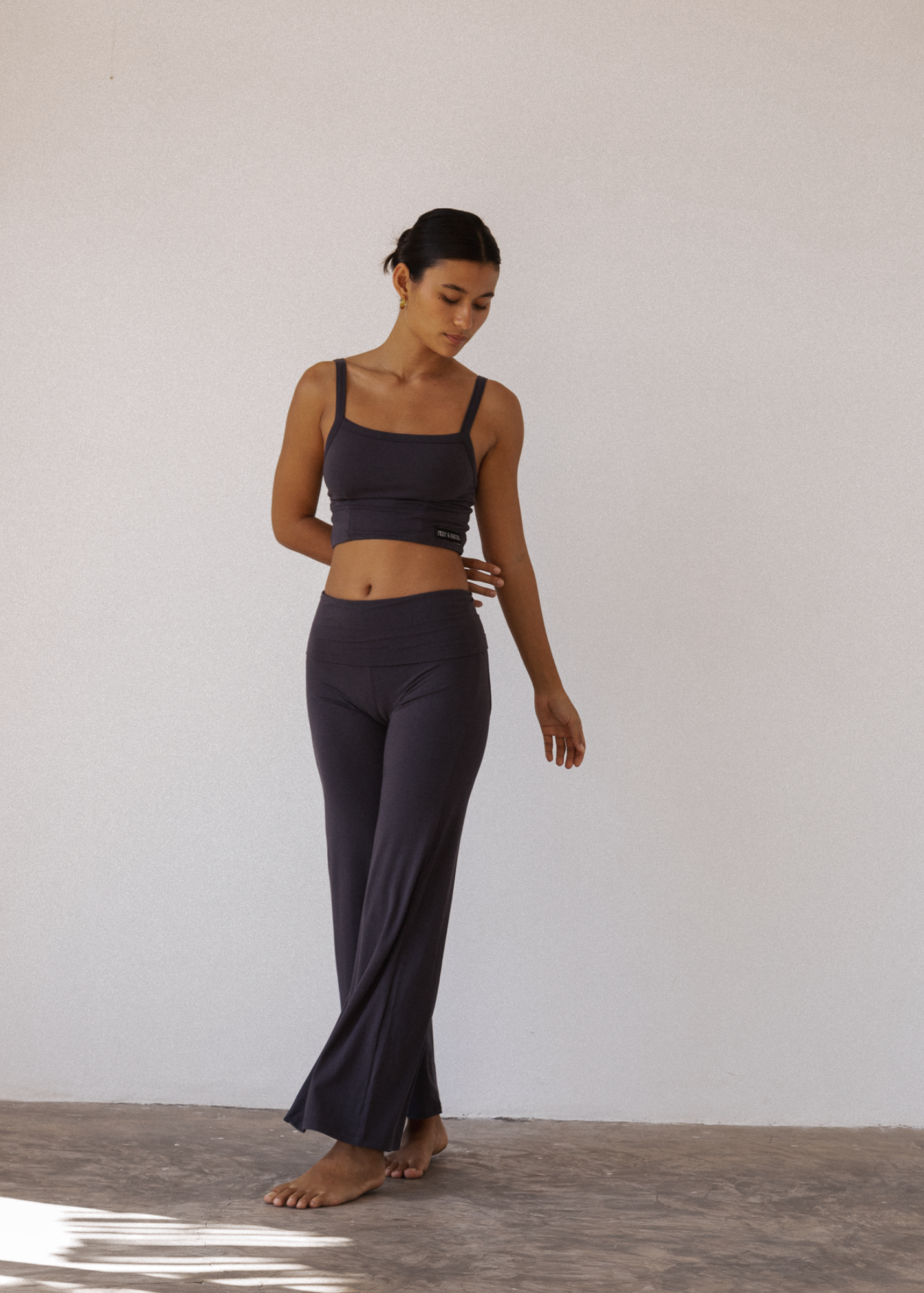 Full Length Yin Flare - Slate - Viscose/Spandex