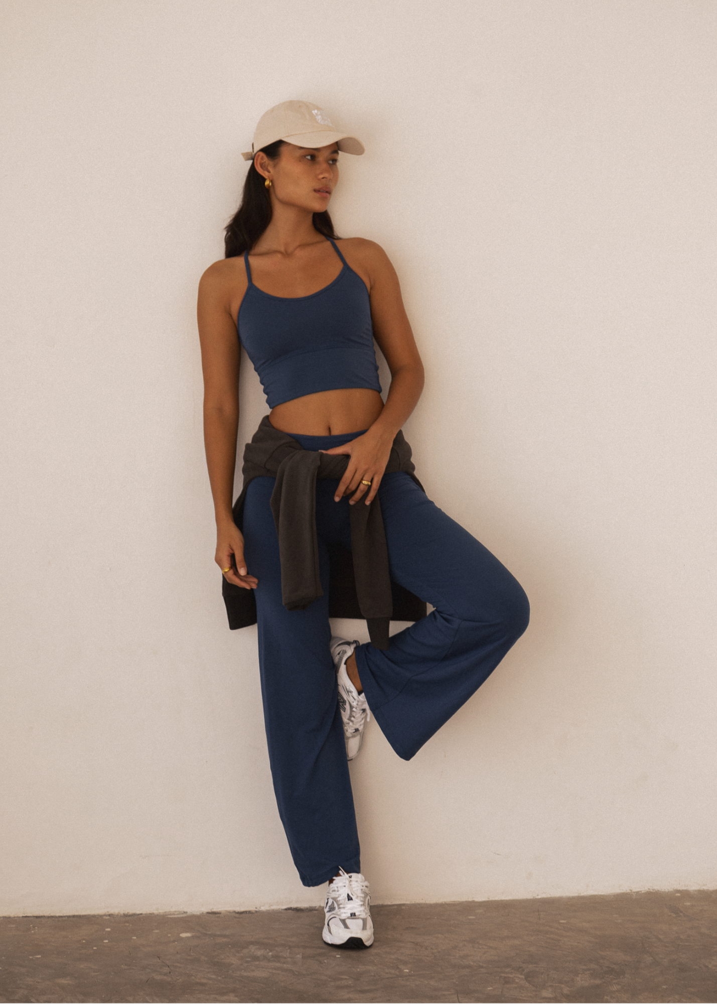 Flow Crop - Indigo - Viscose/Spandex