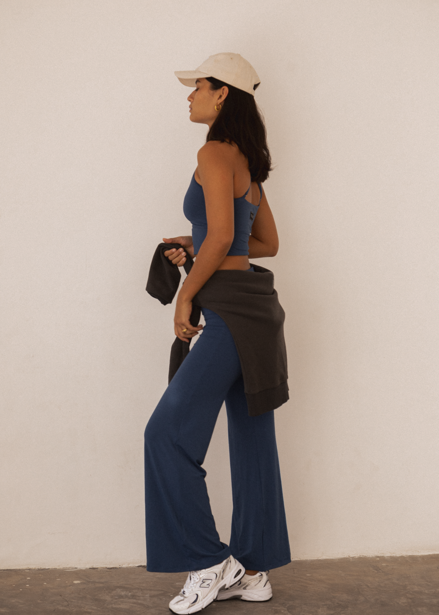 Flow Crop - Indigo - Viscose/Spandex