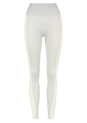 
                  
                    Load image into Gallery viewer, Active Leggings - Ribbed Legging - Grey Stripe
                  
                