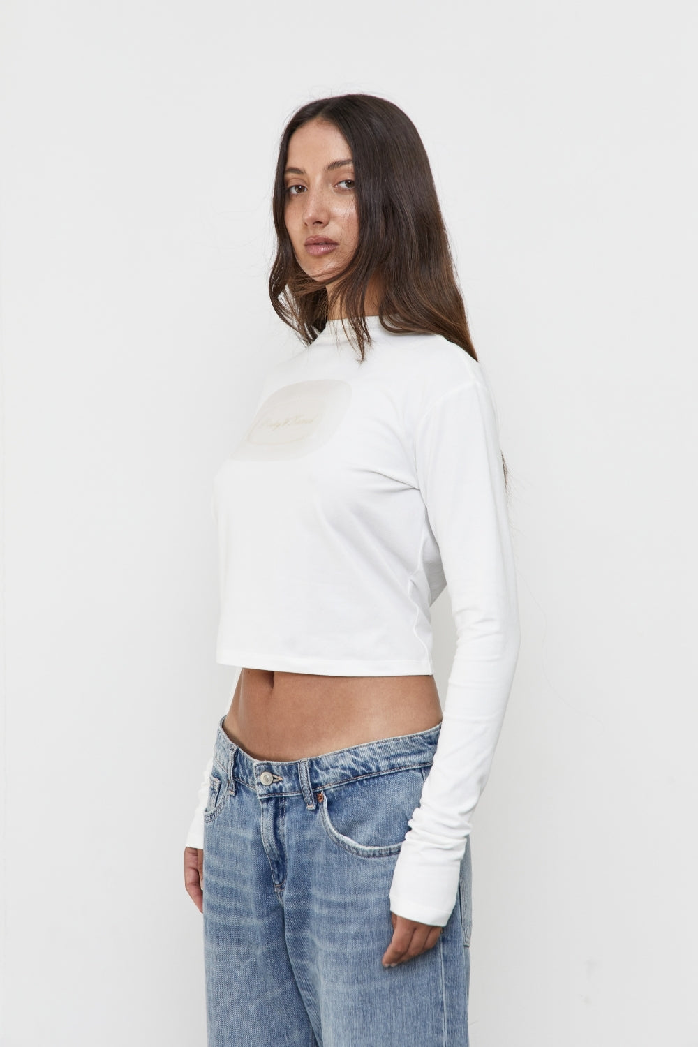 Soap Long Sleeve Tee - White