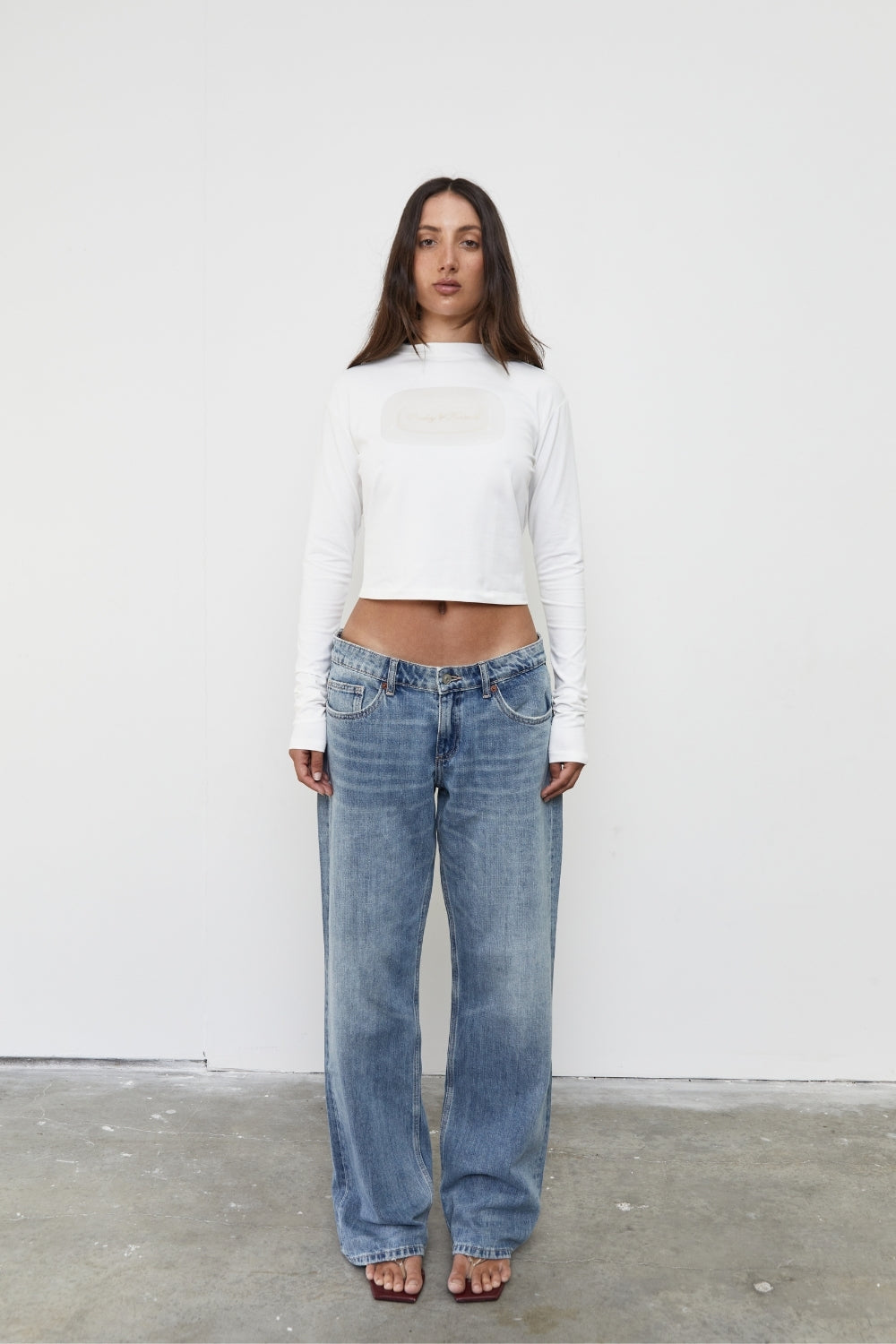 Soap Long Sleeve Tee - White