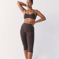 Capri Legging - Dark Brown - Organic Cotton/Bamboo