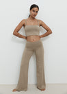 Yoga Tops - Joy Crop - Taupe