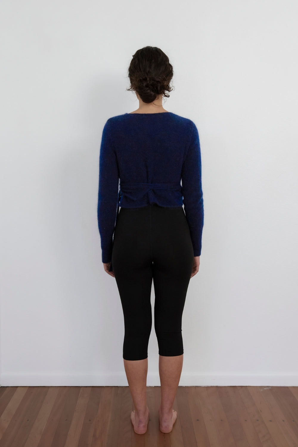 Mohair Wrap Cardigan - Dark Navy