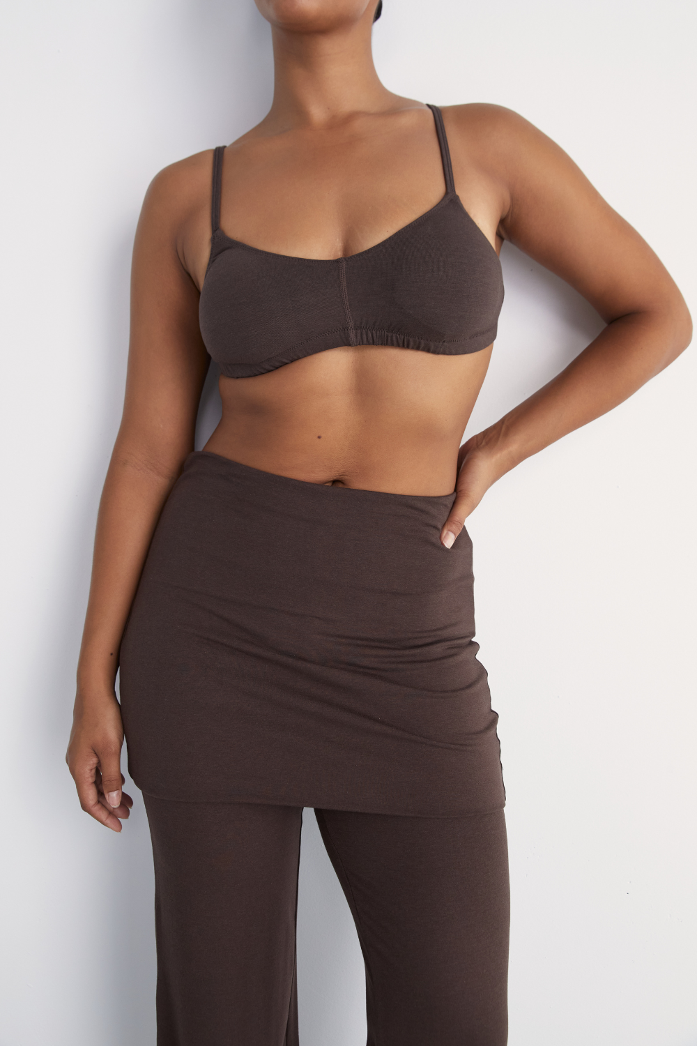 Pantskirt - Dark Brown