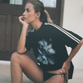 Hibiscus T-Shirt - Black