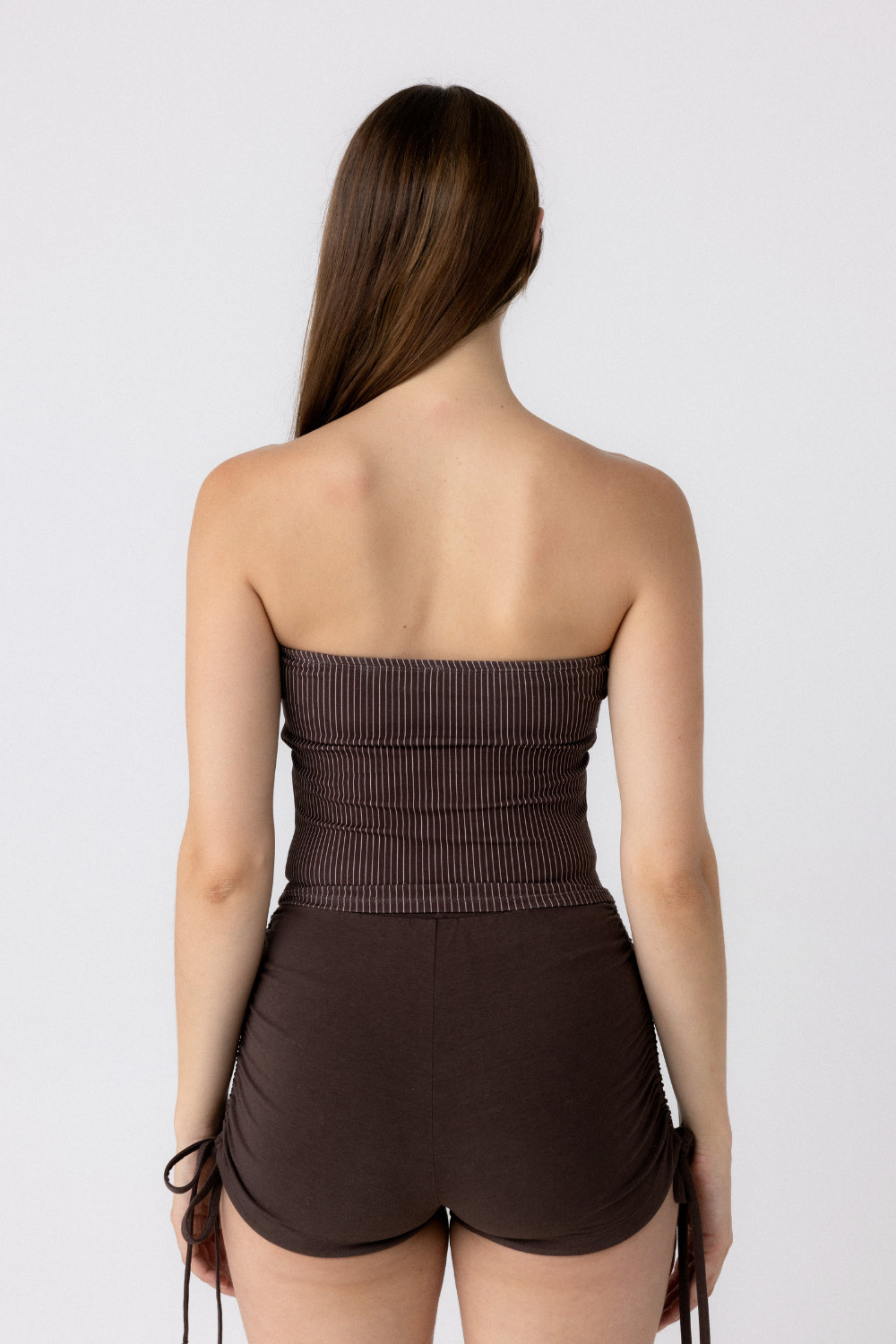 Tube Top - Brown Stripe