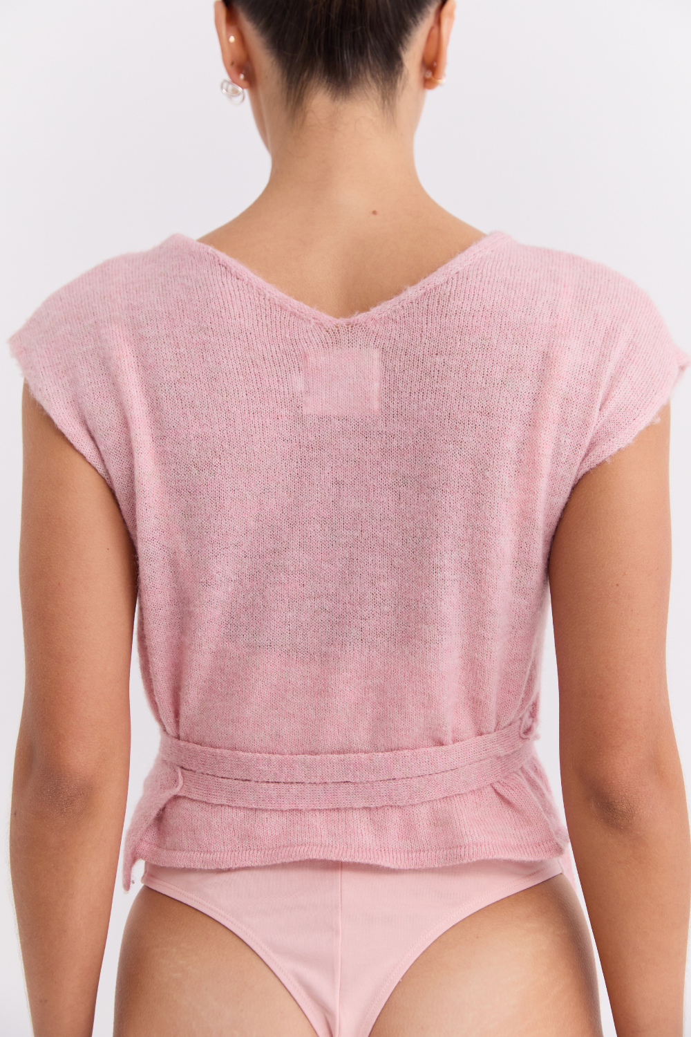 Wrap Vest - Powder Pink