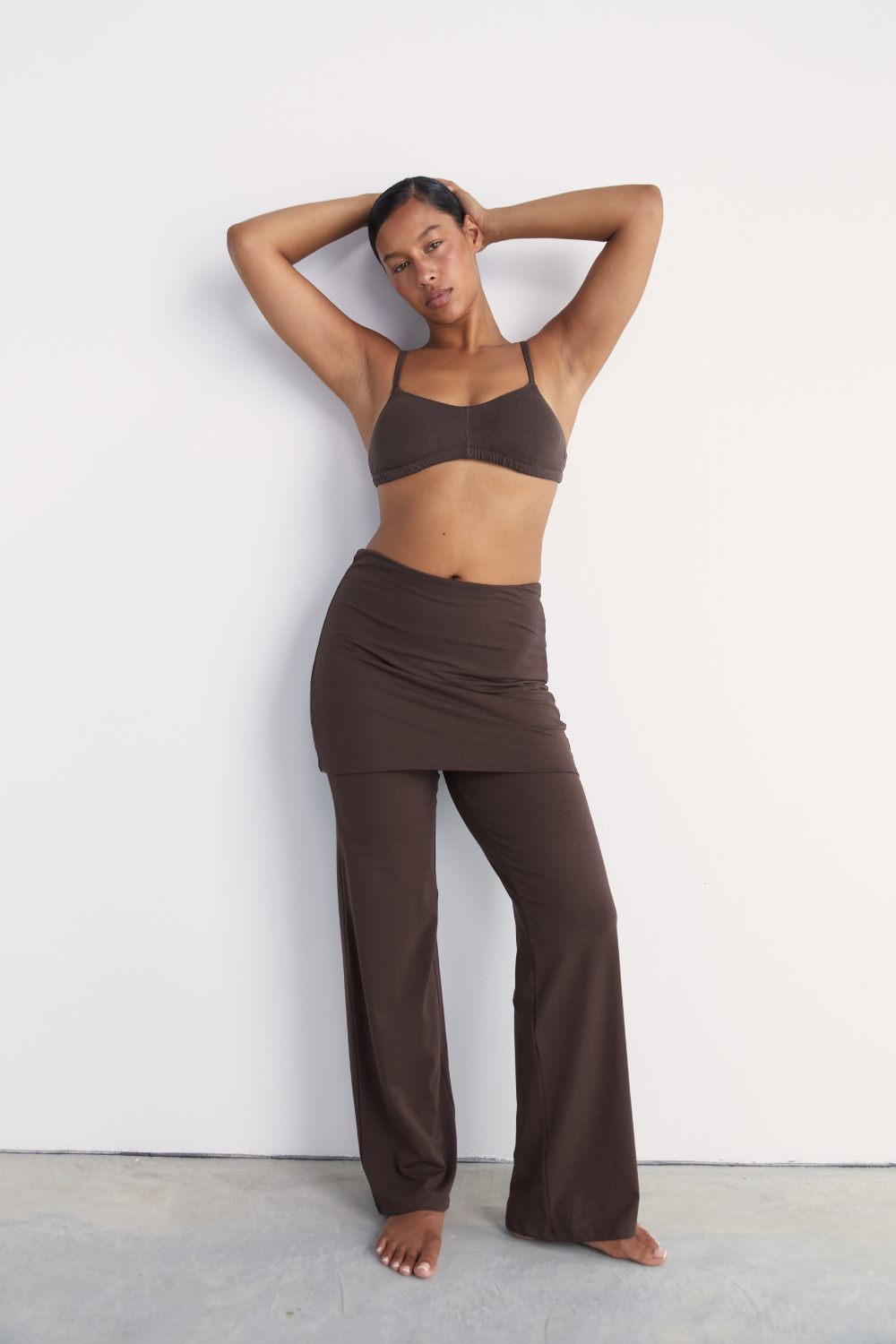 Pantskirt - Dark Brown