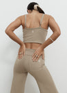 Yoga Tops - Joy Crop - Taupe