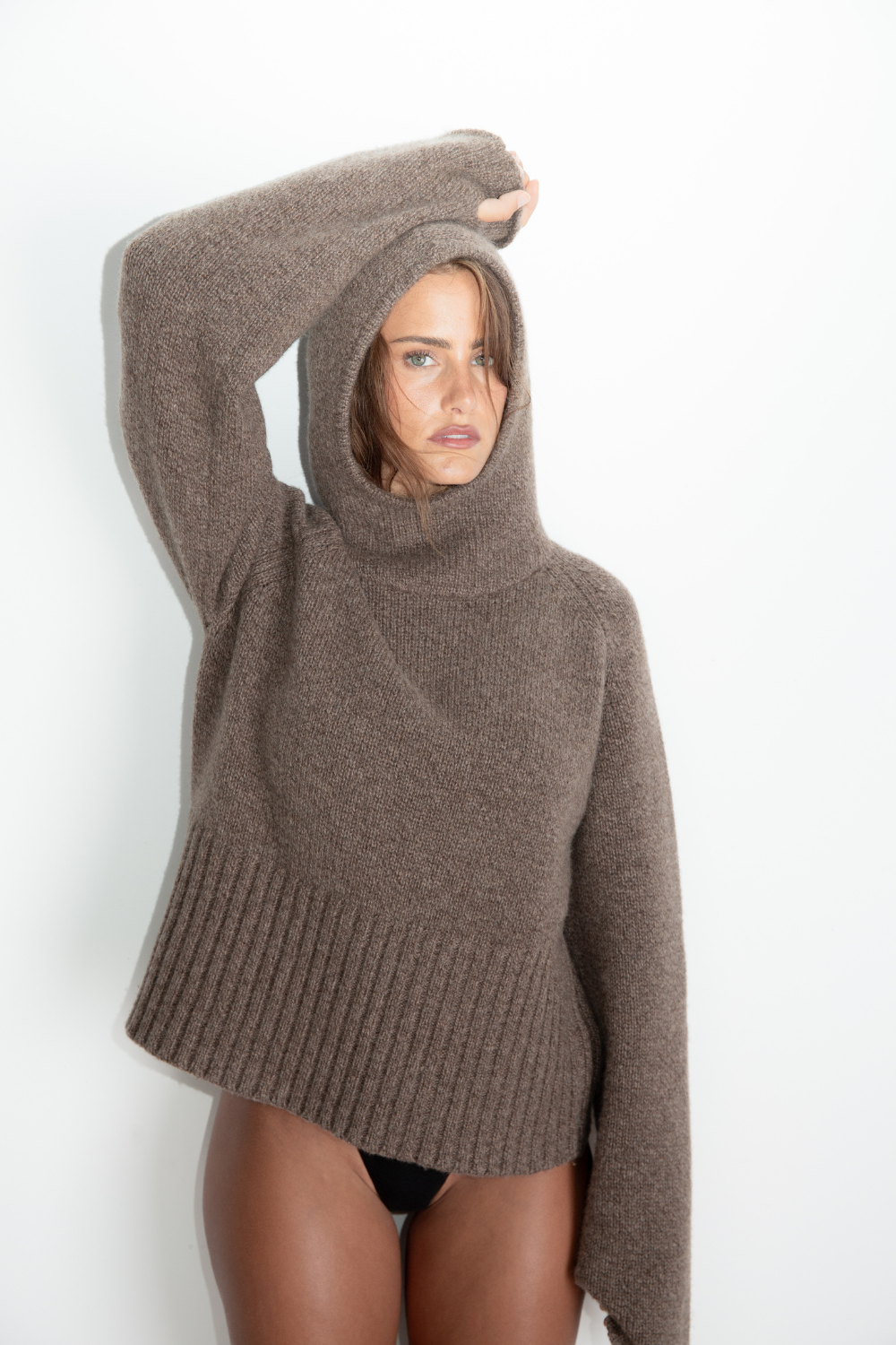 Hooded Sweater - Soil