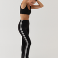 Vibration Flare - Black with White Stripes