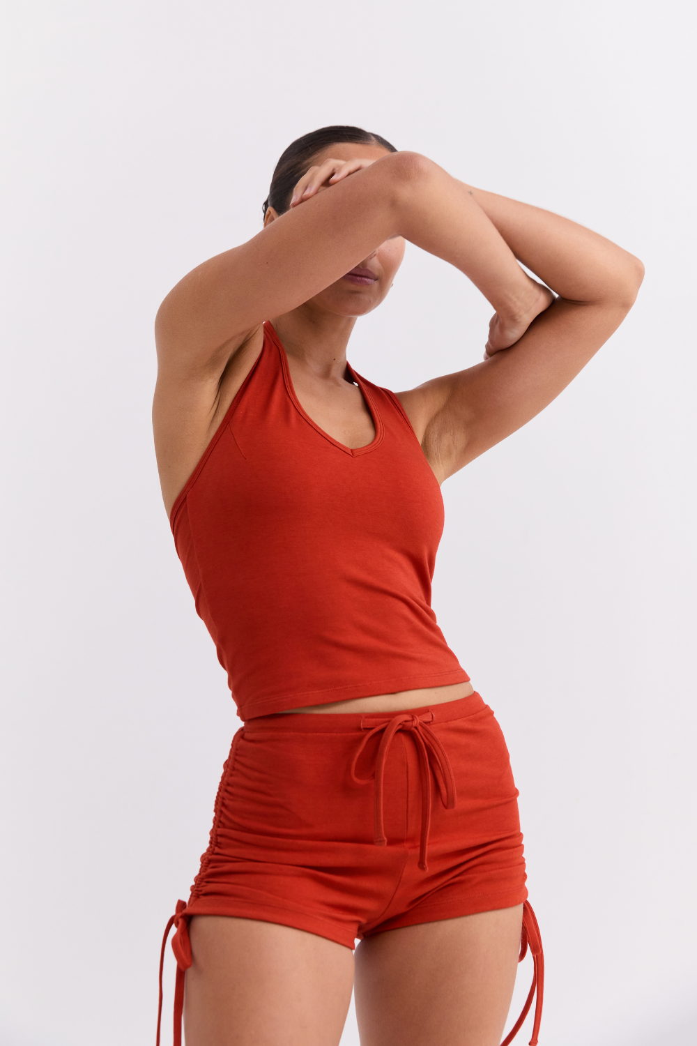 Scrunch Short - Chilli