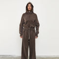 Wide Leg Tracksuit Pant - Soil Acid Wash