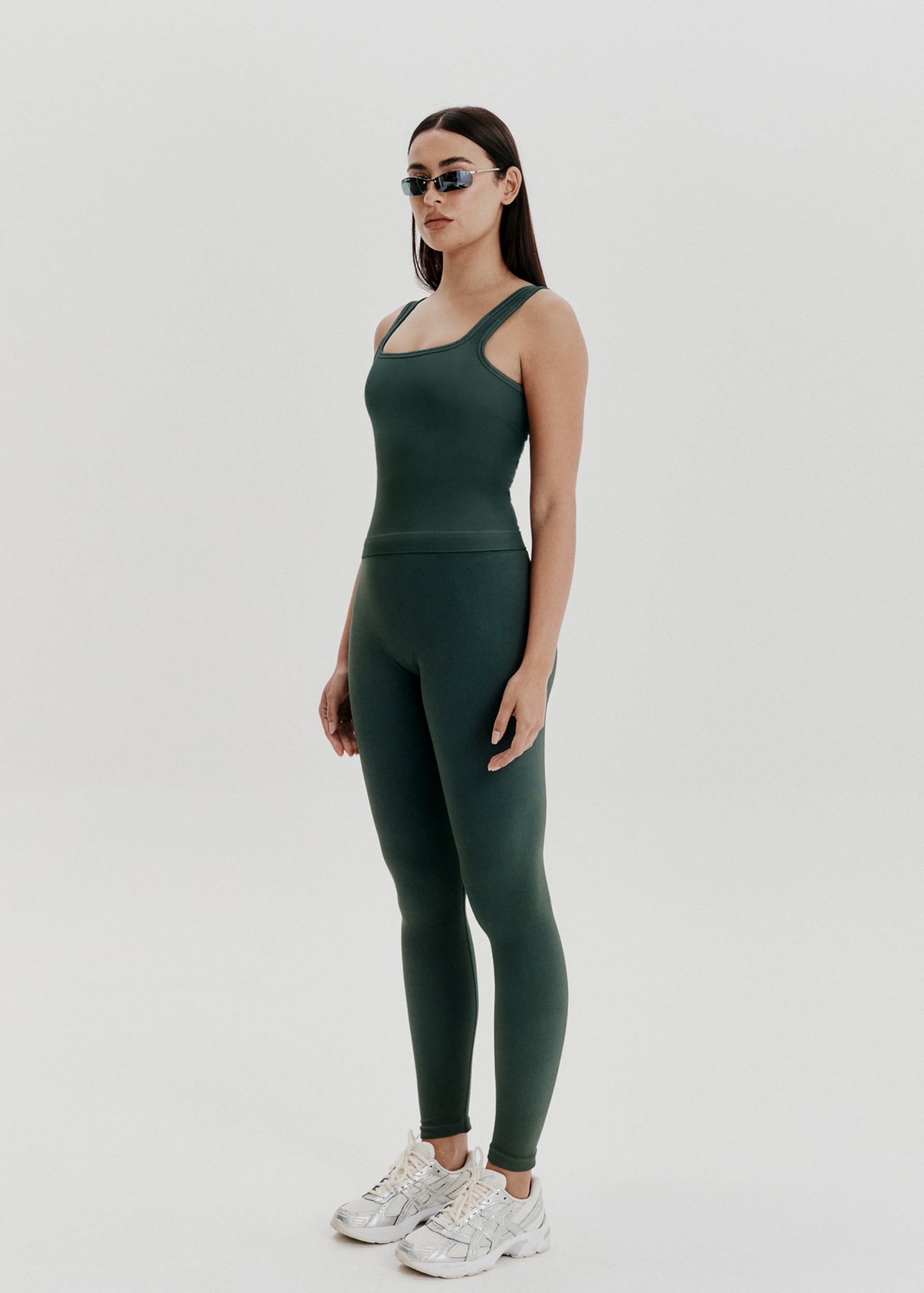 Seamless Tops - PK Scoop Neck Tank - Eucalyptus