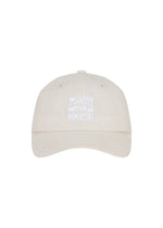 Hat - PK Bubble Logo Dad Cap - Cream/White