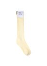 The Slouchy Sock - Cream Lemon